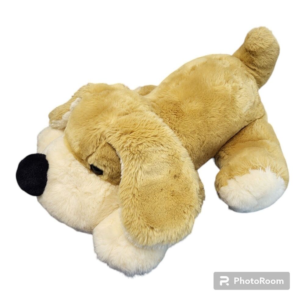 FAO SCHWARZ 22” Brown Patrick Pup Plush Dog Stuffed Animal Toy Puppy